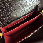 YSL Cassandra Mini Top Handle Bag Black — view 2