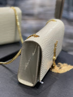 YSL Kate 24cm Shoulder Bag - White — view 5