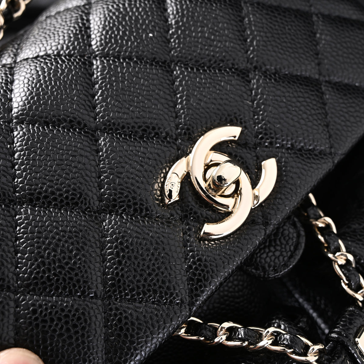 Chanel Duma Backpack – Black Quilted Lambskin with Gold-Tone Hardware (24A Collection) — view 3