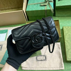 Gucci GG Marmont Belt Bag in Black 476433 — view 7