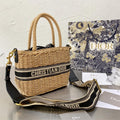 Dior Lady Oblique Bag - Straw — view 2