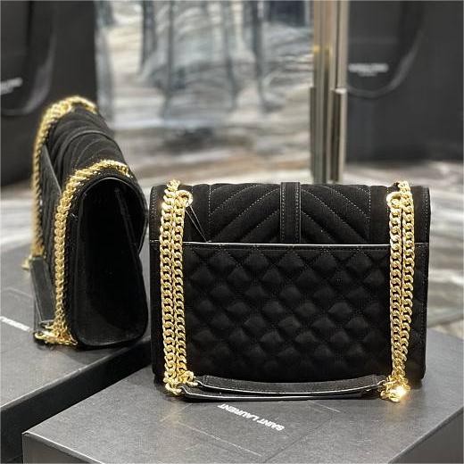 YSL Envelope Bag 24CM - Black — view 2