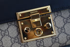 Gucci Padlock 20 Ophidia Leather Black Shoulder Bag — view 7