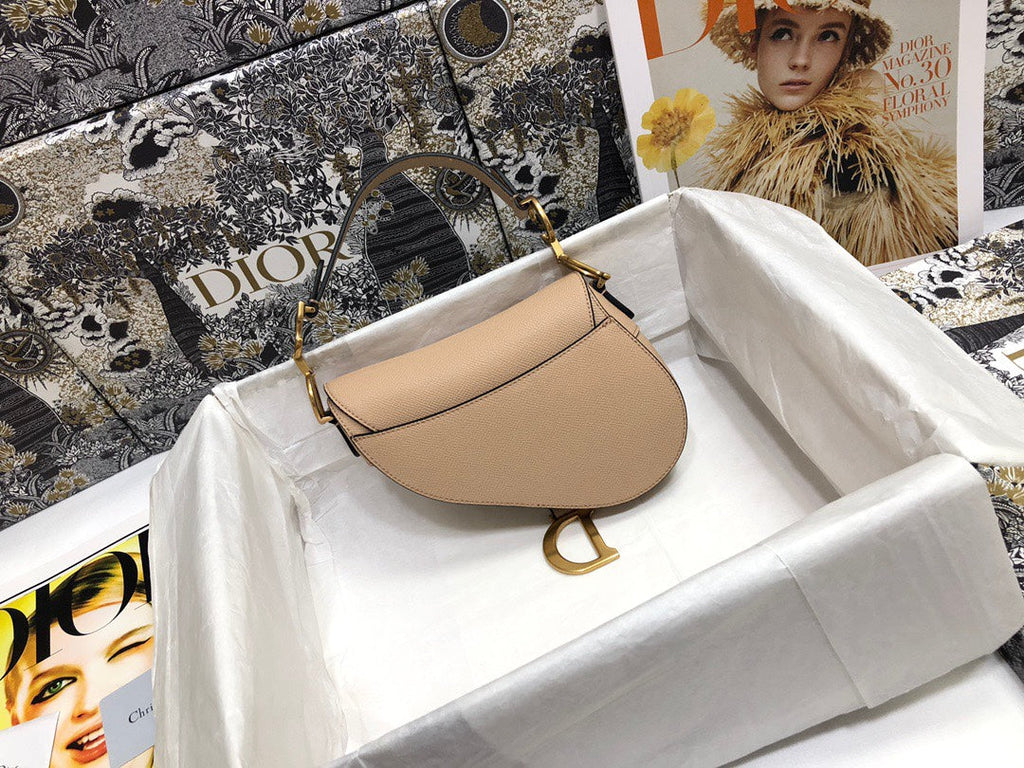 Dior Saddle Small Nude Color Saddle Bag — view 5