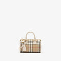 Burberry Mini Check Bowling Bag — view 1