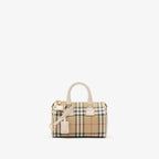 Burberry Mini Check Bowling Bag — view 1