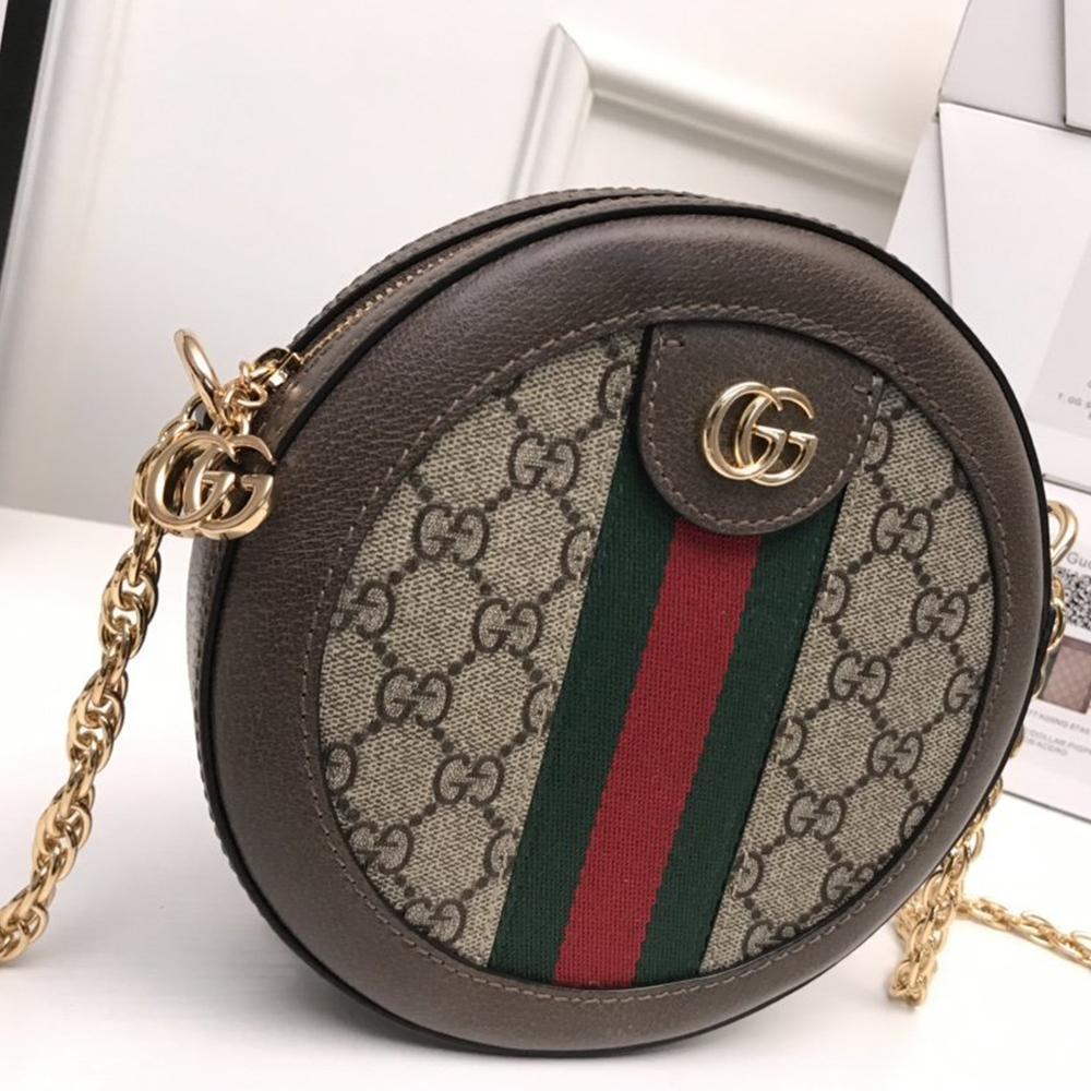 Gucci Ophidia Mini GG Round Shoulder Bag — view 2