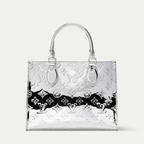 LV OnTheGo PM Silver Tote Bag — view 3