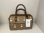Coach x Peanuts Rowan Satchel Bag Signature Canvas — view 4