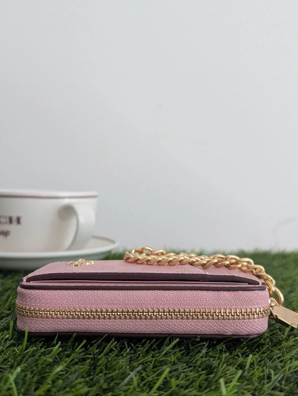 Coach Card Holder Powder Pink — view 3