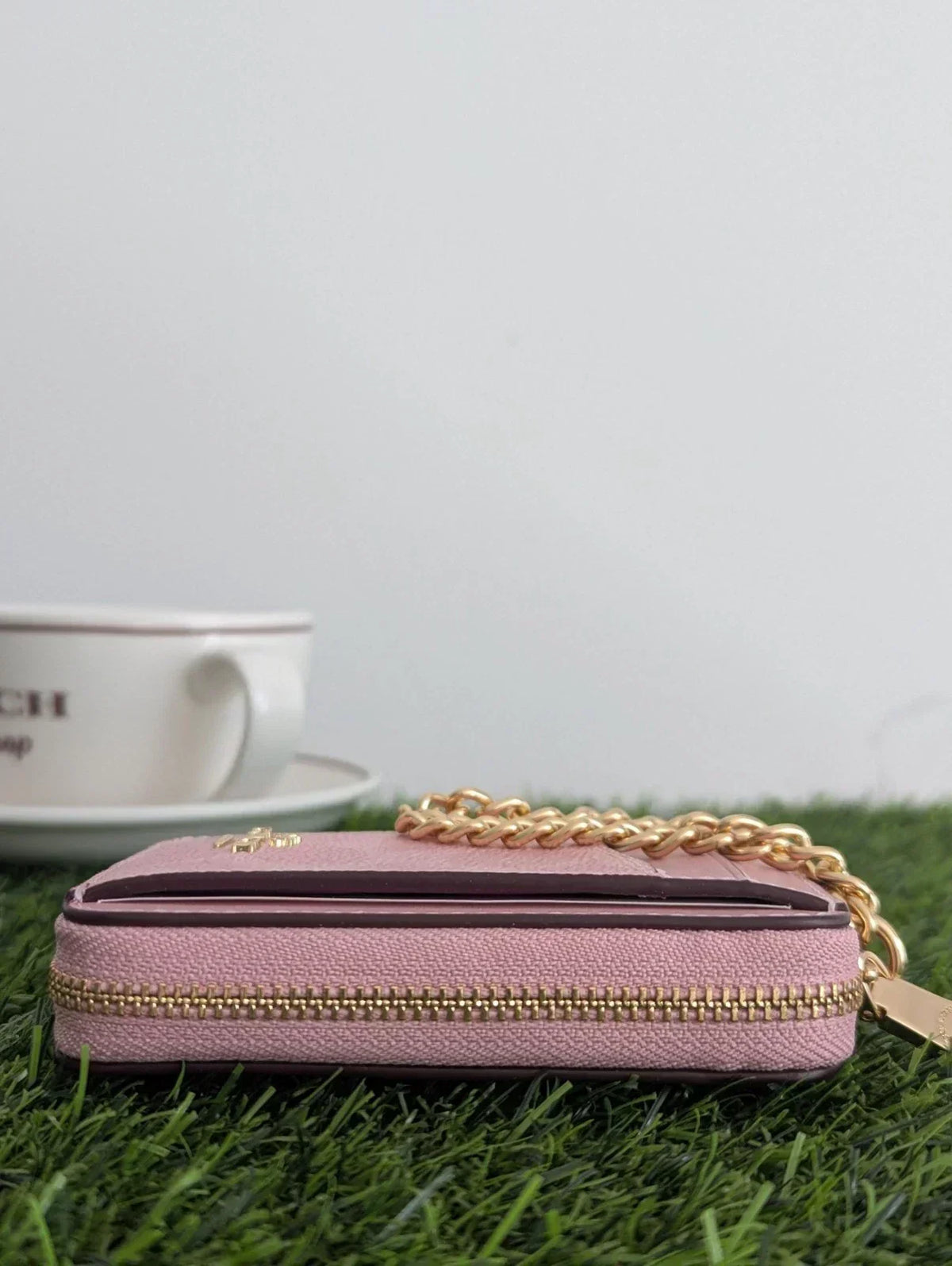 Coach Card Holder Powder Pink — view 3