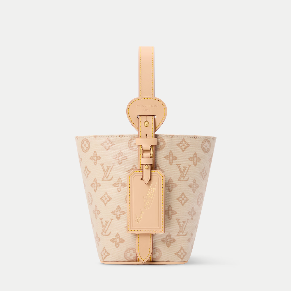 LV All in BB Monogram Origine Lin Tote Bag — view 3