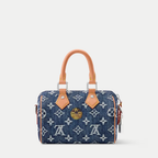 LV Speedy 18 Bandoulière Handbag - Blue — view 3