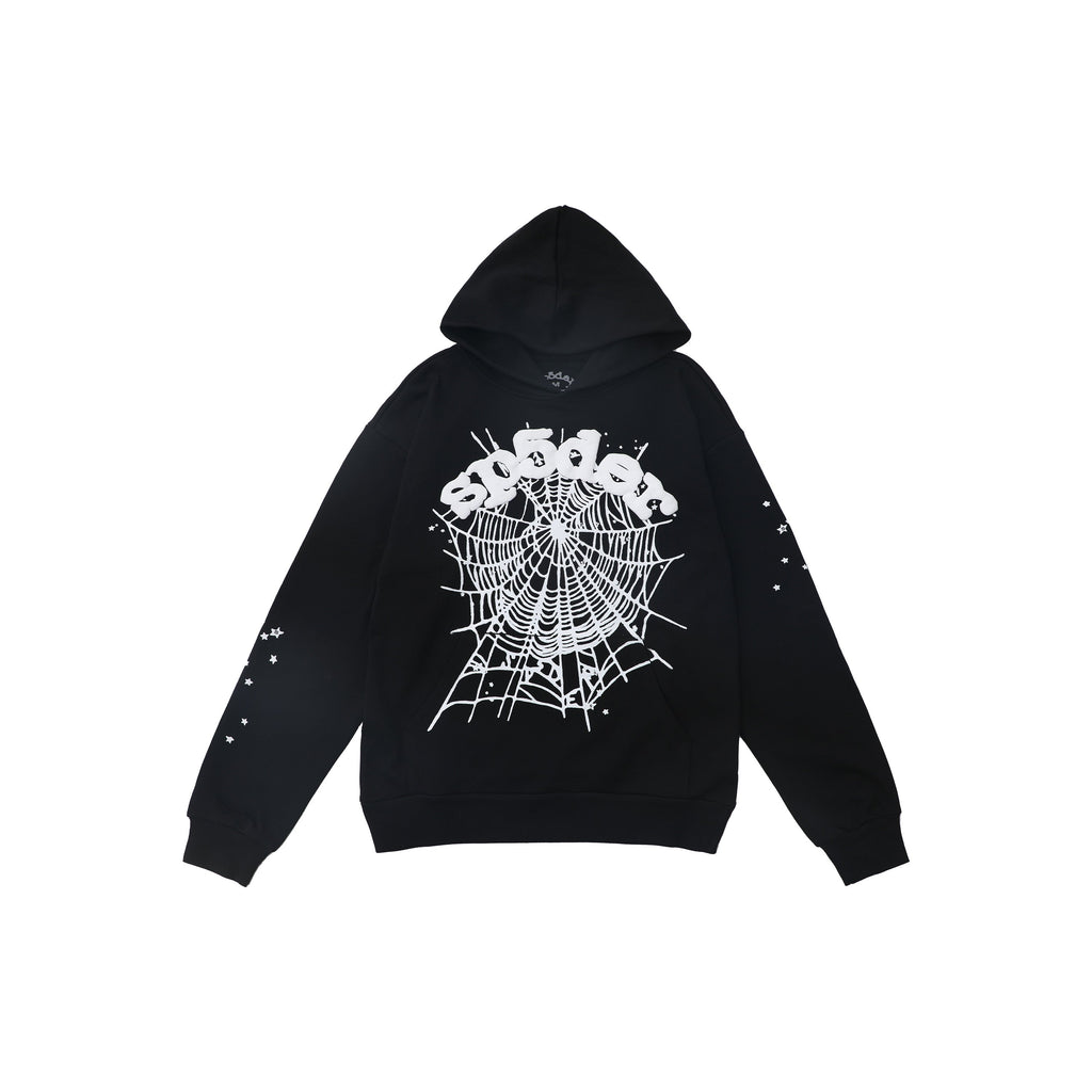 Sp5der OG Web Hoodie Black — view 2