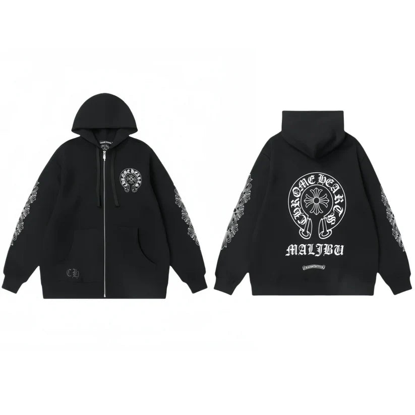 Chrome Hearts New Zip Up Hoodie 8515 — view 14