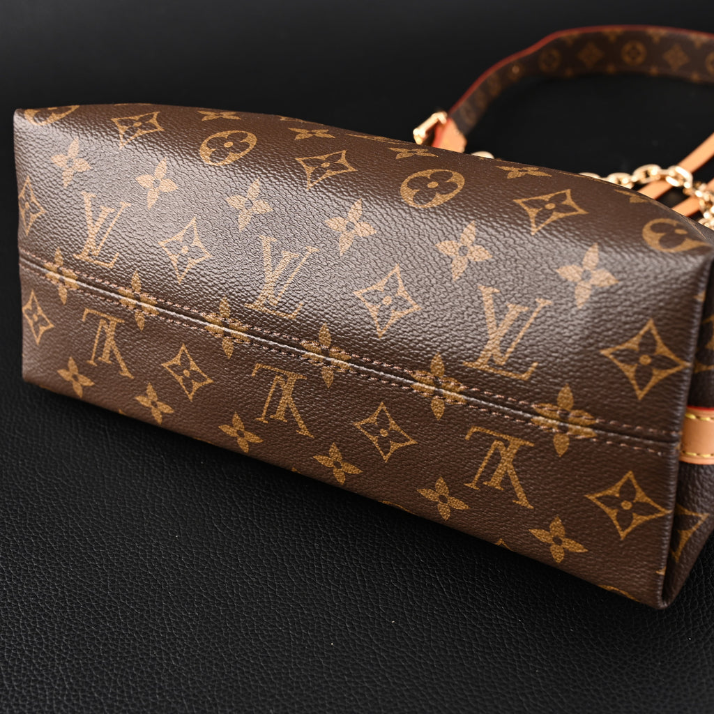 Louis Vuitton Carryall BB Monogram Canvas Shoulder Bag – Classic Brown (M13014) — view 9