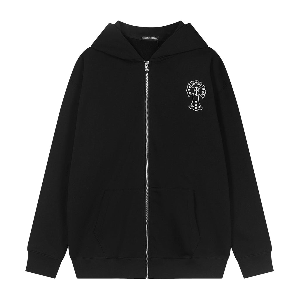 Chrome Hearts New Zip Up Hoodie -TQ02 — view 2