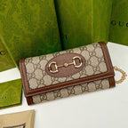 Gucci Brown Saddle Buckle Handbag — view 10