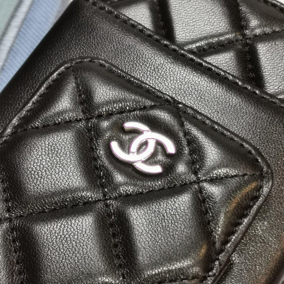 Chanel Quilted Phone Holder Wallet — view 9