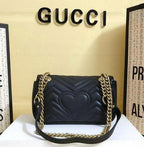 Gucci GG Marmont Matelassé Mini Bag - Black — view 3