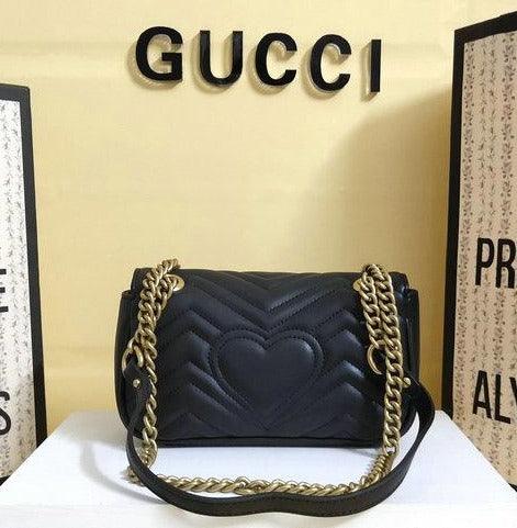 Gucci GG Marmont Matelassé Mini Bag - Black — view 3