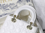 Dior Lady My Abcdior Lambskin Bag - White — view 5