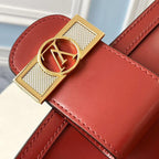 LV Dauphine MM Cherry Red Handbag — view 6