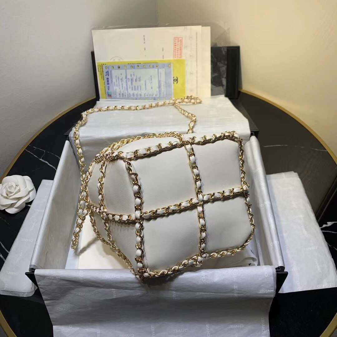 Chanel Drawstring Bag Beige — view 4