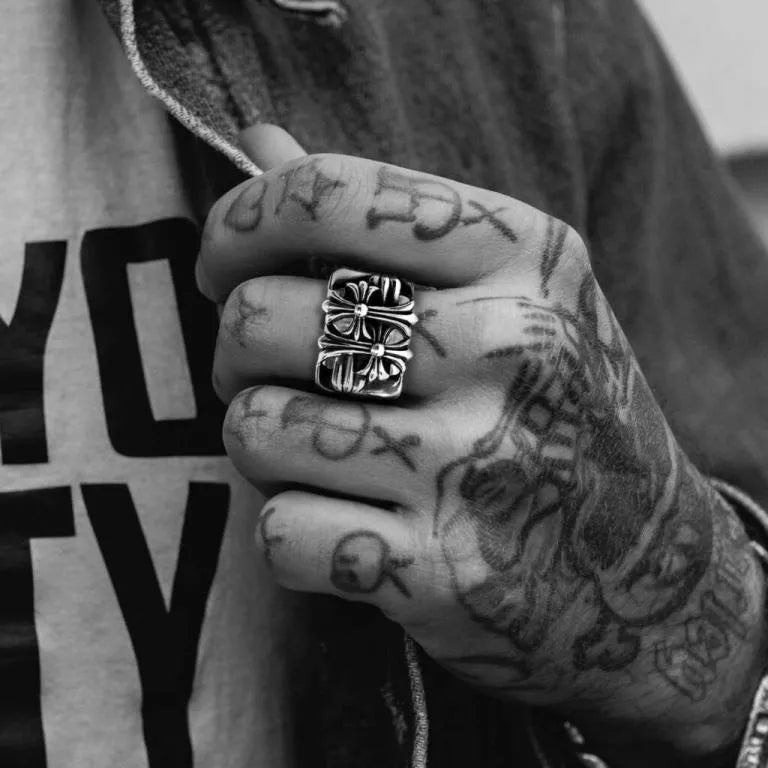 CHROME HEARTS SQUARE CEMETERY RING 9 — view 2