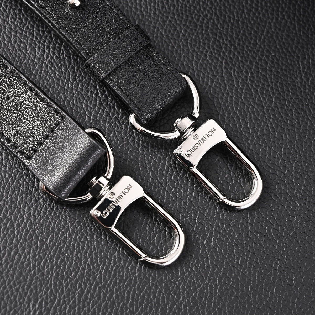 Louis Vuitton Nano Biker Bag in Black Lambskin Leather – Top Handle & Shoulder Carry (M14623) — view 9