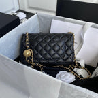 Chanel Pearl Crush Mini Flap Bag - Black — view 6