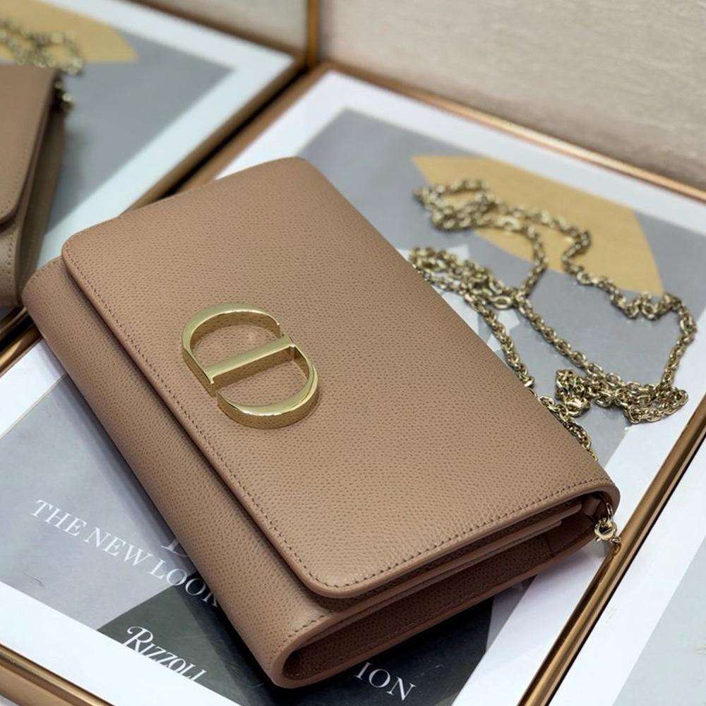Dior 30 Montaigne Pouch - Bright Brown — view 5