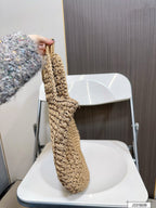 YSL Saint Laurent Summer Raffia Tote Bag — view 5