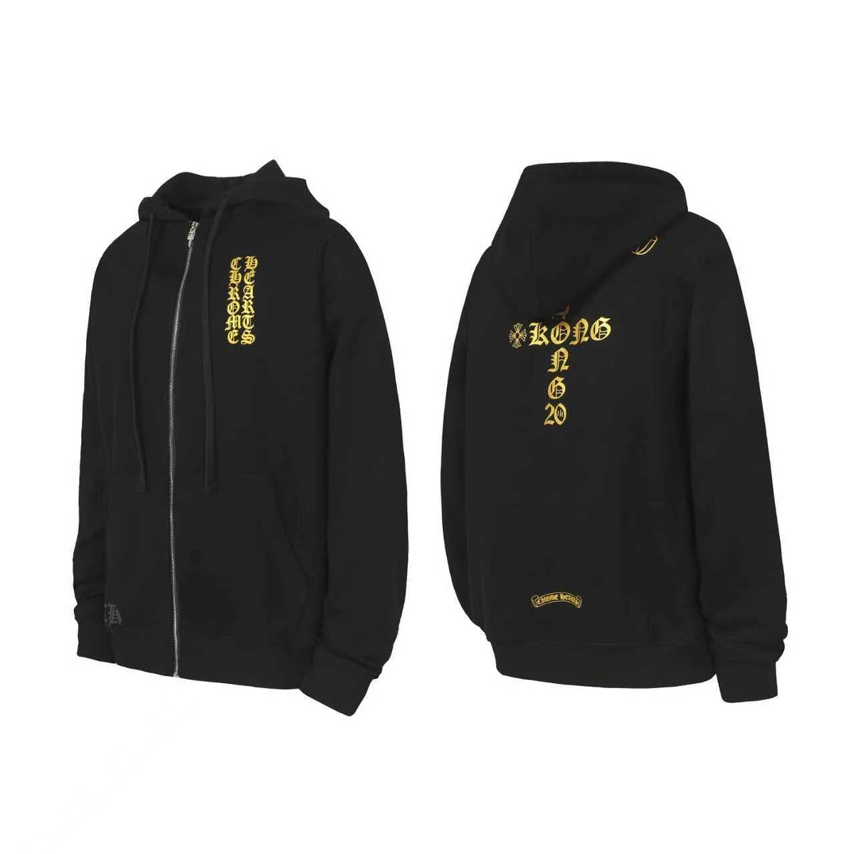 Chrome Hearts New Zip Up Hoodie -K28 — view 1