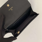 Chanel Caviar Quilted Gusset Flap Wallet — view 7