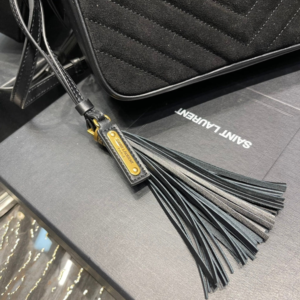 YSL Loulou Camera Bag 23cm 07 - Black — view 6