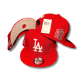 Los Angeles Dodgers Red with World Series Patch - Snapback Cap — view 1