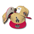 Men's Vegas Gold, Cardinal Los Angeles Dodgers New Era 59FIFTY - Snapback Cap — view 1