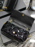 YSL Jaime Patent Black Bag — view 4