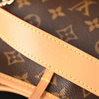 Louis Vuitton Carryall BB Monogram Canvas Shoulder Bag – Classic Brown (M13014) — view 14