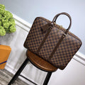 Louis Vuitton Checkered Canvas Briefcase — view 1