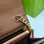 Gucci Brown Saddle Buckle Handbag — view 9