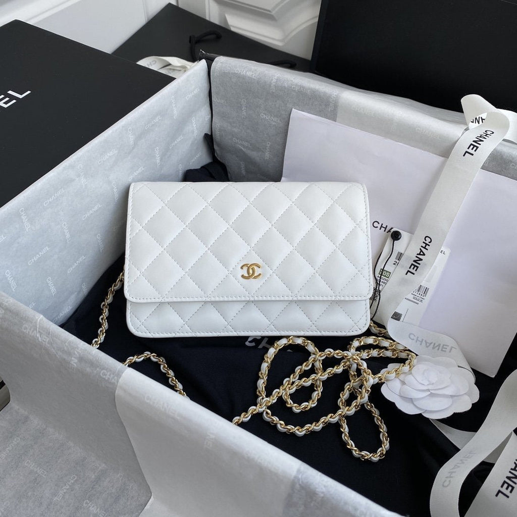 Chanel Wallet On Chain WOC White — view 1