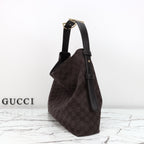 Gucci Beatrix Tote Brown and Dark Brown Original GG Canvas — view 8