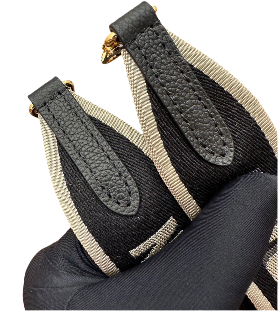 Louis Vuitton Diane Monogram Empreinte Black Satchel Bag — view 9