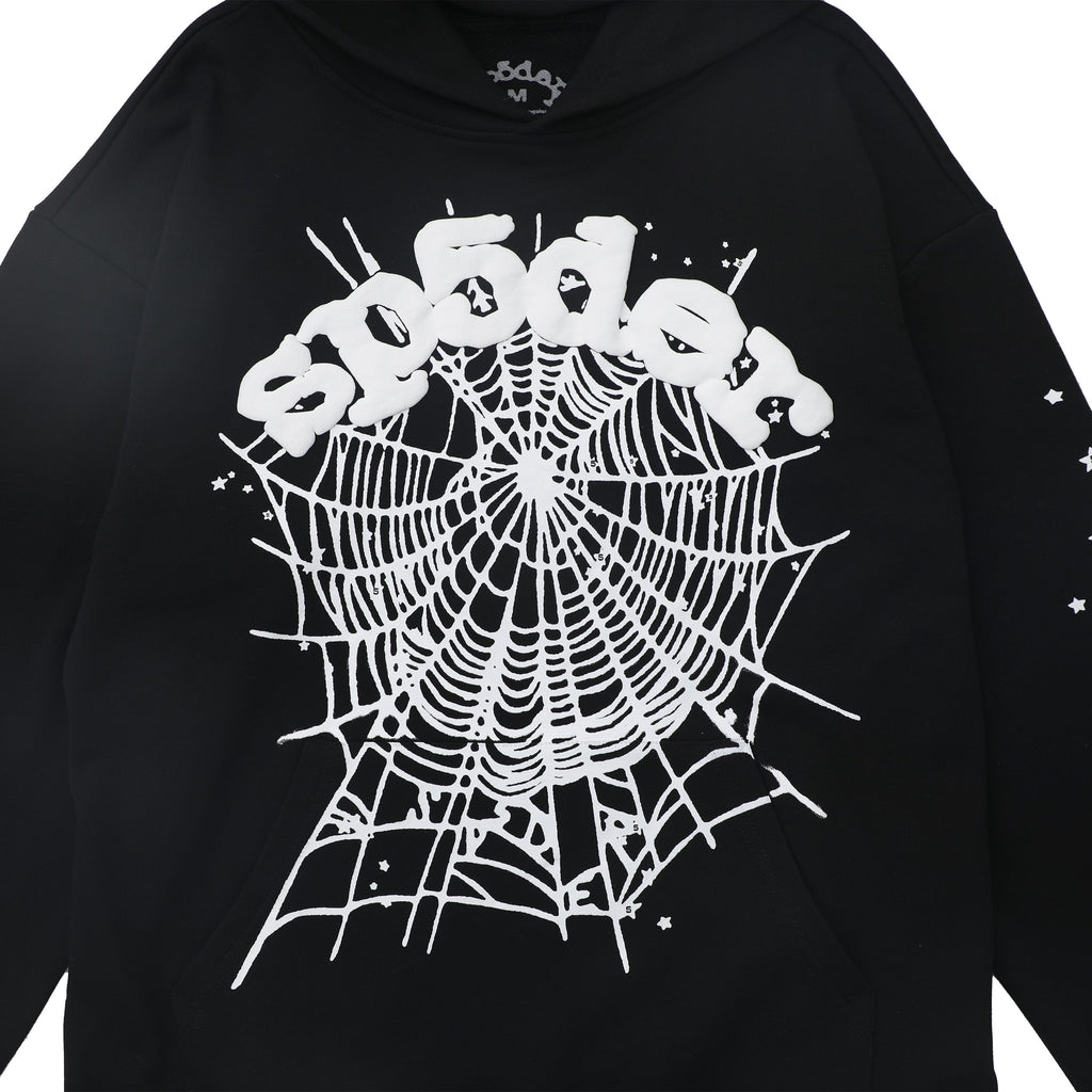 Sp5der OG Web Hoodie Black — view 7