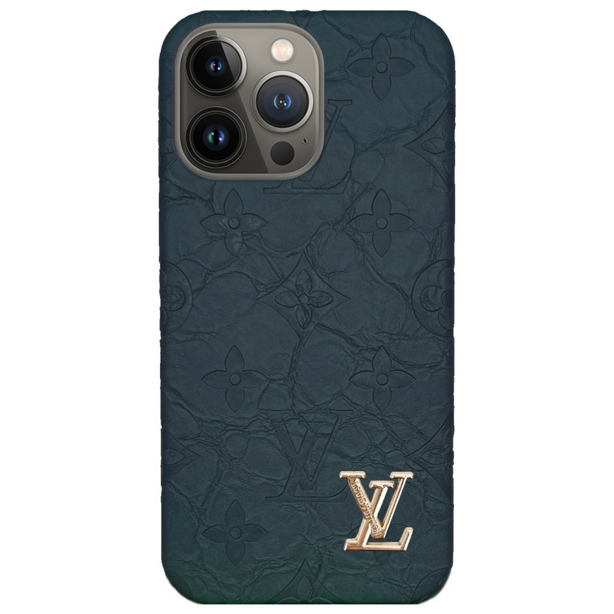 'LV' Hammered Effect iPhone Cases | Shine — view 1