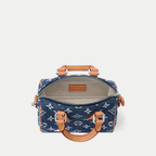 LV Speedy 18 Bandoulière Handbag - Blue — view 4