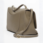 Chanel Maxi Flapbag Gold-Tone - Dark Khaki — view 3
