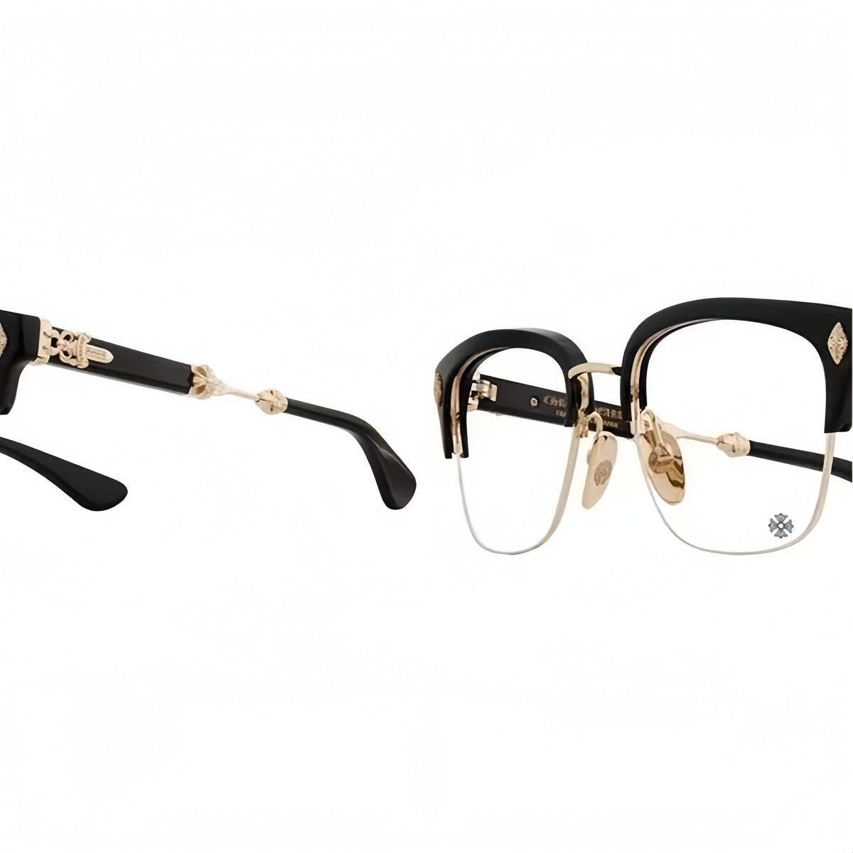 Chrome Hearts Evagilist Diamond BK/SS Glasses — view 2